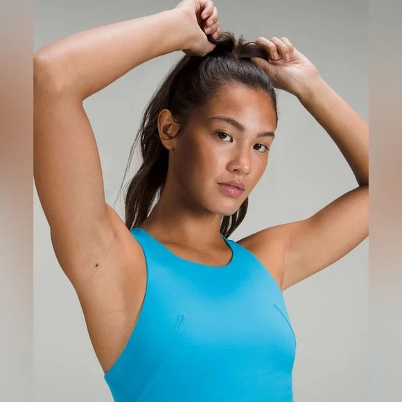NWT Lululemon Invigorate Training Tank Top Turquoise Tide - Size 6 - Picture 2 of 7